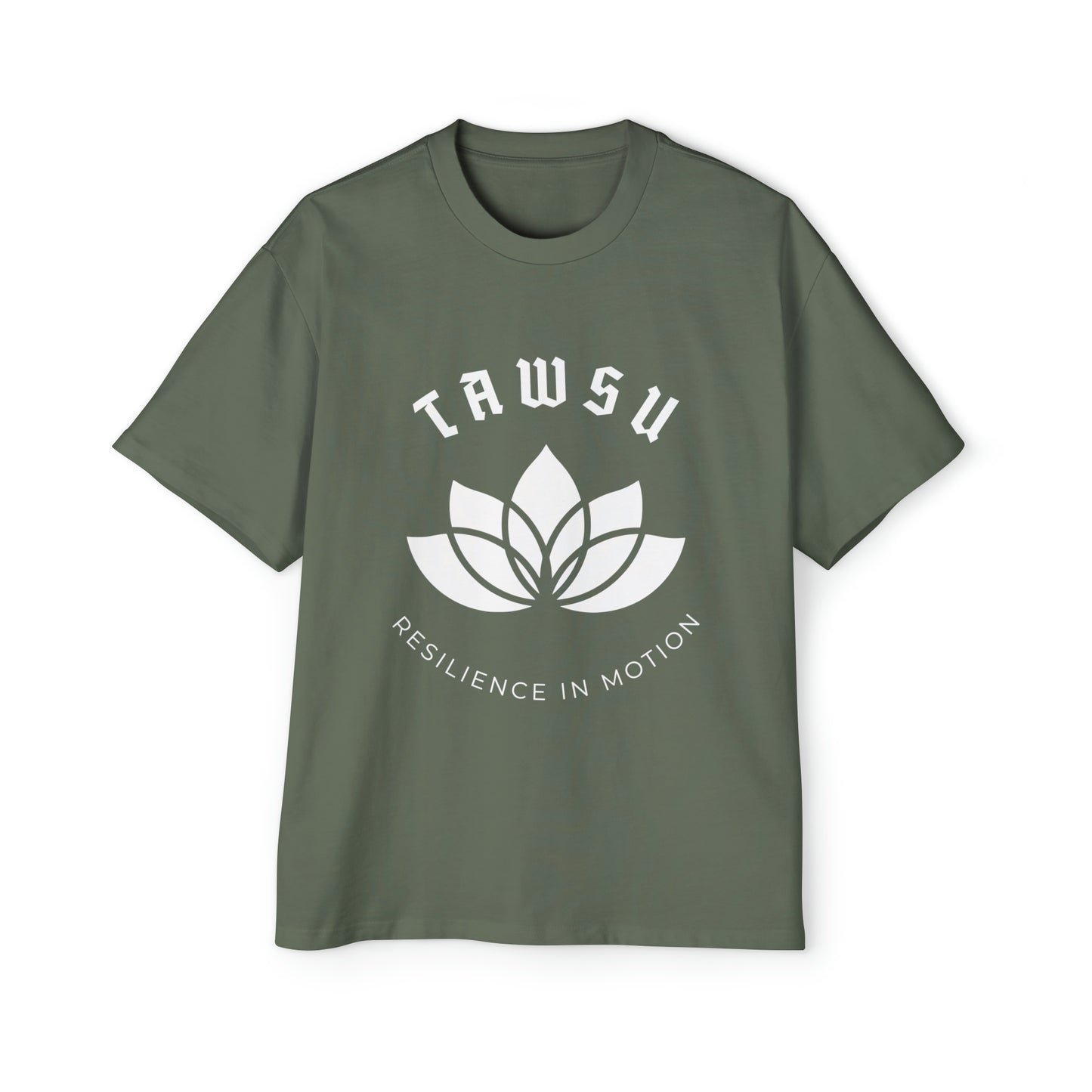 Oversized White Lotus Tee