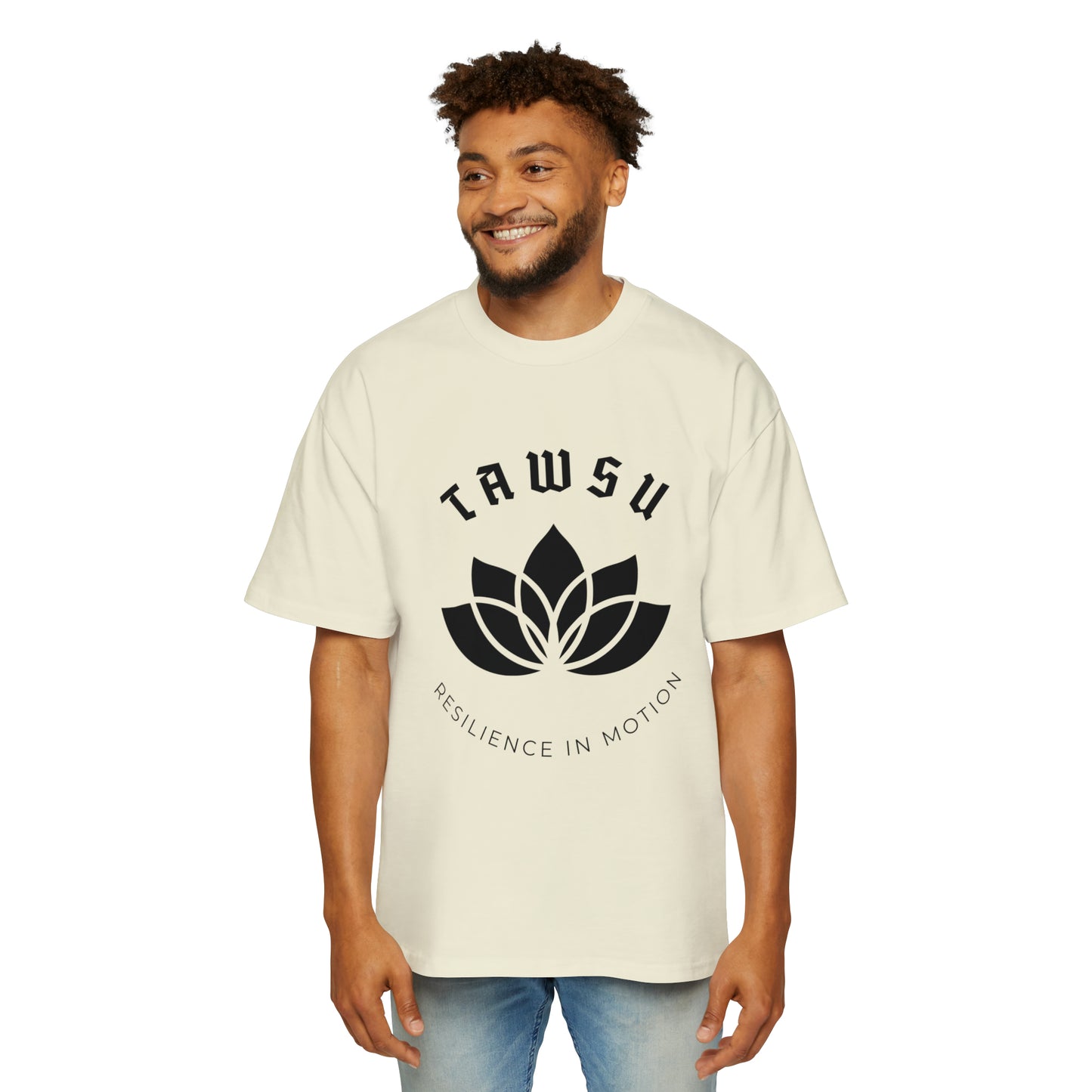 Oversized Black Lotus Tee