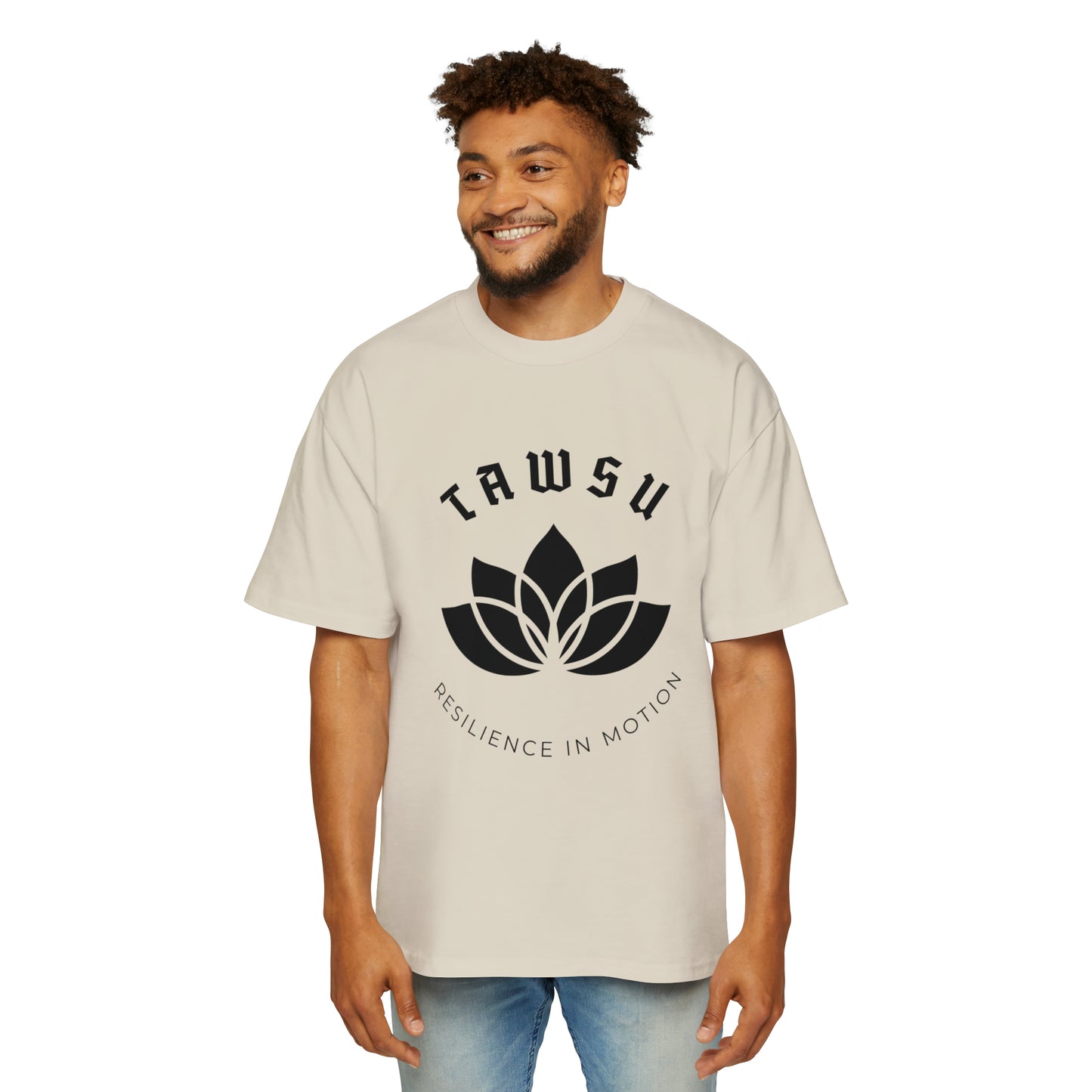 Oversized Black Lotus Tee